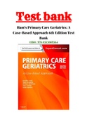 Ham&rsquo;s Primary Care Geriatrics&colon; A Case-Based Approach 6th Edition Test Bank 1- 54 Chapter&vert; ISBN-13&colon; 9780323089364