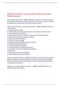  WGU D152 Inclusive Classroom Exam 79 Questions with Verified Answers&comma;100&percnt; CORRECT