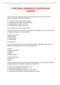PN MATERNAL NEWBORN ATI QUESTIONS AND ANSWERS