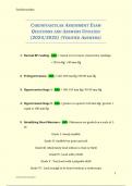 CARDIOVASCULAR ASSESSMENT EXAM QUESTIONS AND ANSWERS UPDATED &lpar;2024&sol;2025&rpar; &lpar;VERIFIED ANSWERS&rpar;