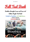 Bioethics Principles Issues and Cases 3rd Edition Vaughn Test Bank