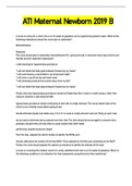 ATI Maternal Newborn 2019 B