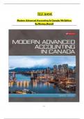 Modern Advanced Accounting In Canada 9th Edition by Hilton Murray&comma; Herauf Darrell-Test Bank All 1-12  Chapters Covered &comma;Latest Edition ISBN&colon; 9781259654695