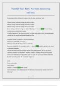 Nurs629 Peds Test 3 Answers Ensures grade success&period;