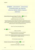 NCMHCE - ASSESSMENTS &ndash; DEFINITIONS EXAM QUESTIONS AND ANSWERS UPDATED &lpar;2024&sol;2025&rpar; &lpar;VERIFIED ANSWERS&rpar;