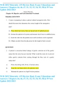 NUR 2032 Maternity ATI Review Basic Exam 3 Questions and Answers&colon; Chapters 44&comma; 46&comma; 47&comma; 51&comma; 52&comma; 53&comma; 54&comma; 55&comma; 58 & 59 New Update 2022&sol;2023