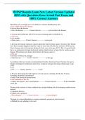 WHNP Boards Exam New Latest Version Updated  2025 with Questions from Actual Past Exam and  100&percnt; Correct Answers