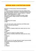 SEM580&sol;SEM 580 PACKAGED EXAMS LATEST VERSION
