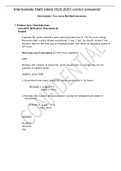 Intermediate Math latest 2022-2023 correct answered