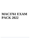 MAC3761 EXAM PACK 2022