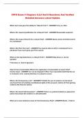 CPFS Exam 4 Chapters 4&comma;5&comma;6 And 8 Questions And Verified Detailed Answers Latest Update 