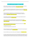 CLG 0010 Exam Graded A&plus; Latest 2022