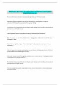 WRT Exam &lpar;2024&sol;2025&rpar; &vert; Actual Questions and Answers Latest Updated 2024&sol;2025 &lpar;Graded A&plus;&rpar;