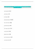 WRT Exam Prep &lpar;2024&sol;2025&rpar; &vert; Actual Questions and Answers Latest Updated 2024&sol;2025 &lpar;Graded A&plus;&rpar;