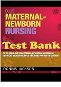 Test Bank Olds' Maternal Newborn Nursing Womens Health Across the Lifespan 10th Edition.