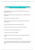 Water Damage Restoration Exam &lpar;2024&sol;2025&rpar; &vert; Actual Questions and Answers Latest Updated 2024&sol;2025 &lpar;Graded A&plus;&rpar;