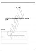  D483 &ndash; Tools With 100&percnt;  COMPREHENSIVE  QUESTIONS AND 100&percnt; CORRECT ANSWERS