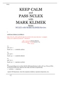 NCLEX with MARK KLIMEK Review 2022