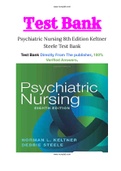 Psychiatric Nursing 8th Edition Keltner Steele Test Bank