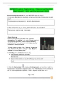 GIZMO Student Exploration_ Observing Weather (Metric)-with 100% verified answers-2022