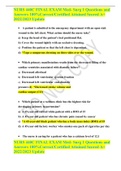 NURS 440C FINAL EXAM Med- Surg 1 Questions and Answers 100&percnt;Correct&sol;Certified Attained Scored A&plus; 2022&sol;2023 Update