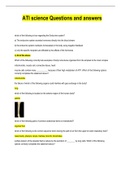 ATI science Questions and answers