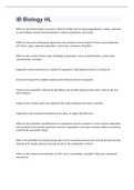 IB Biology HL EXAM 2022&sol;2023 WITH 100&percnt; CORRECT ANSWERS 