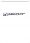 NEW LME3701 Assignment 2 &vert; BOTH Comparative & Historical Approaches Full answers&comma; footnotes and bibliography