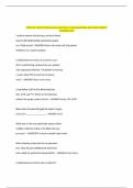 PRACTICE CERTIFICATION EXAM HARTMAN &lpar;1-150&rpar; QUESTIONS AND 100&percnt; CORRECT ANSWERS 2024