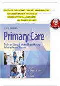 Test Bank For Primary Care Art And Science Of Advanced Practice Nursing-An Interprofessional Approach 6th Edition by Debera J&period; Dunphy&comma; Lynne M&period;&semi; Winland-Brown&comma; Jill E&period;&semi; Porter&comma; Brian Oscar&semi; Thomas