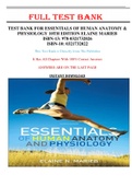 Test Bank for Essentials of Human Anatomy & Physiology 10th Edition Elaine Marieb