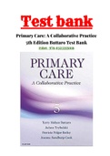 Primary Care: A Collaborative Practice 5th Edition Buttaro Test Bank|With Rationals |ISBN-13:978-0323355018|Complete Guide A+