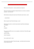 Water and Wind Erosion Quiz With Verified Answers