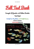 Concepts Of Genetics 3rd Edition Brooker Test Bank