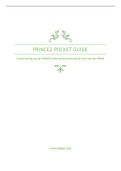 Samenvatting PRINCE2 &reg; 6de Editie - Pocket guide&comma; ISBN&colon; 9789401805919  Projectmanagement Methoden En Standaarden &lpar;MPM-PM-PMMS-22&lowbar;1&lowbar;V&rpar;