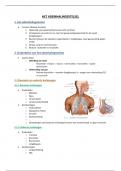 Samenvatting -  Anatomie en fysiologie van de inwendige organen&comma; ademhalingsstelsel
