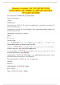 Financial Accounting FAC 1502 ALL REVISION QUESTIONS AND CORRECT ANSWERS &lpar;GRADED 100&percnt;&rpar; &lpar;2024 UPDATE&rpar;