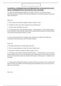 MATERNAL NEWBORN HEALTH PROMOTION AND MAINTENANCE QUIZ COMPREHENSIVE QUESTIONS AND ANSWERS