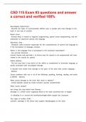 CSD 115 Exam &num;3 questions and answers correct and verified 100&percnt;