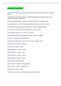 HSC 203 PRETESTS QUESTIONS  WITH ANSWER