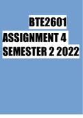 BTE2601 Assignment 4 Semester 2&period;pdf 2022