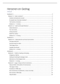EINDTOETS: College Aantekeningen en Boek Samenvattingen - Hersenen En Gedrag (201500052) - Custom Brain and Behaviour + MindTap, ISBN: 9781473769762