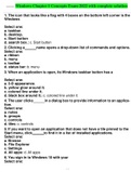 Windows Chapter 1 Concepts Exam 2022 with complete solution
