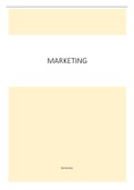 samenvatting marketing & projectmanagement 2WBV
