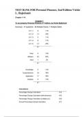TEST BANK FOR Personal Finance&comma; 2nd Edition Vickie L&period; Bajtelsmit