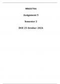 MNO3704 Assignment 5 Semester 2 Due 25 October 2024