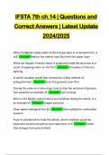 IFSTA 7th ch&period;14 &vert; Questions and Correct Answers &vert; Latest Update 2024&sol;2025