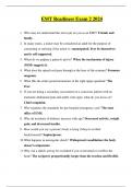 EMT Readiness Exam 2 latest 2024&vert;questions and correct answers&vert; verified answers&vert; a graded  