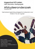 NTI scriptie HBO Bachelor Pedagogiek - nov 2021 - Optimaliseren begeleiding pedagogische medewerkers kinderen met een rugzakje - incl&period; alle resultaten&comma; enqu&ecirc;tes&comma; vragen en plan van aanpak