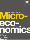 Test Bank for Principles of Microeconomics 2nd Edition Taylor LATEST UPDATE 2022.100% GUARANTEED A+